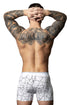 Male Power 160-299 Soo Cumfy Boxer Brief Color White-Black